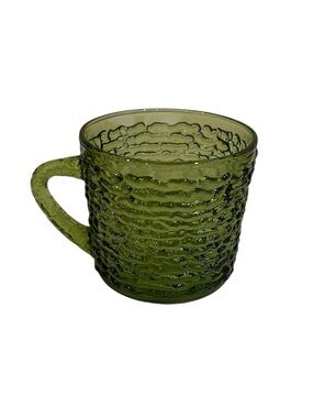 Anchor Hocking Soreno Avocado Green Glass Mug
